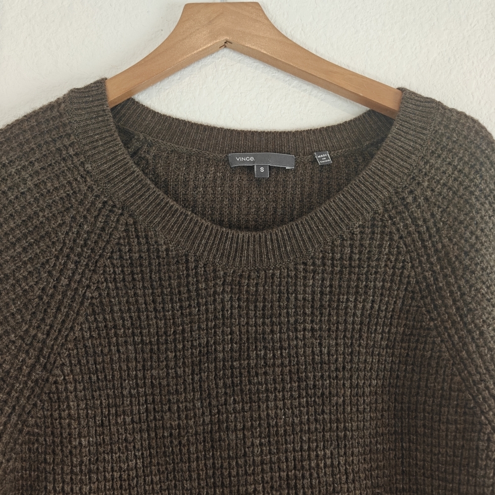 Vince Brown Yak Knit Sweater - Picture 6 of 15